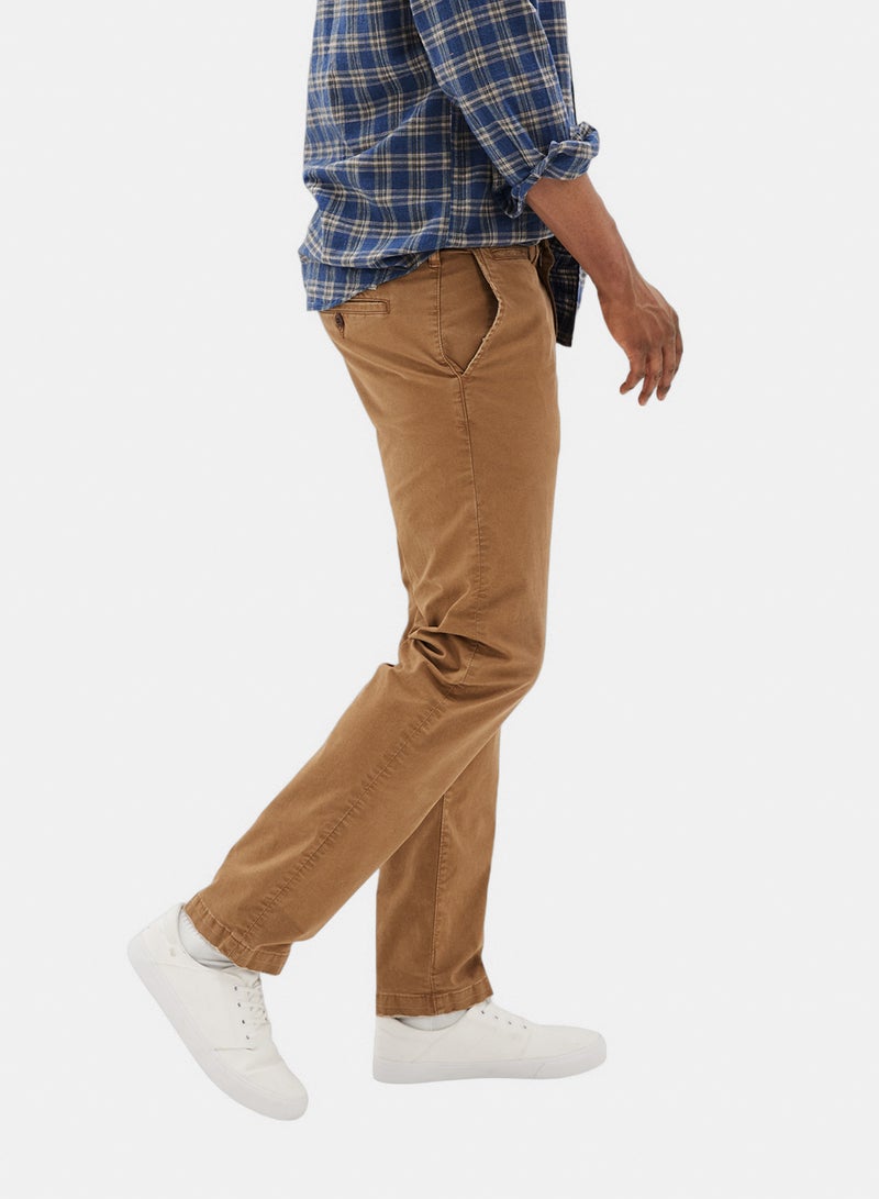 American Eagle AE Flex Original Straight Lived-In Khaki Pant - Image 5
