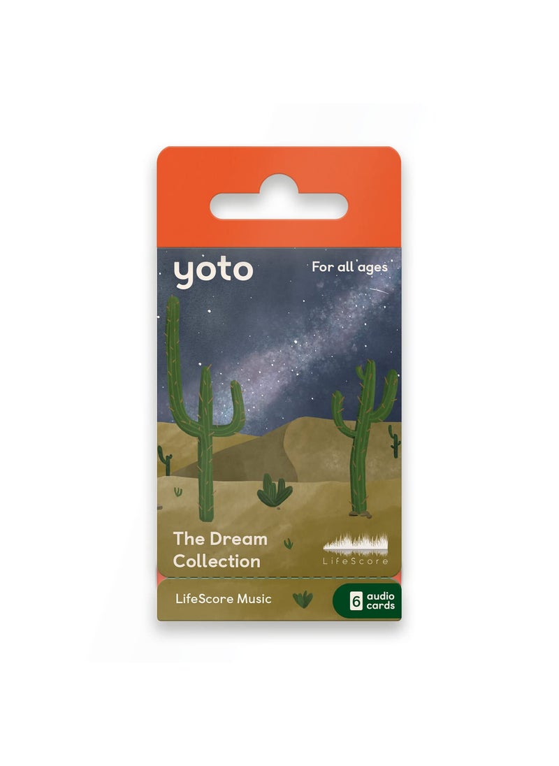 YOTO Yoto The Dream Collection by LifeScore – 6 Kids Musical Cards for Use Player & Mini Audio Player, Educational Screen-Free Listening with Relaxing Naptime & Bedtime Music for Winding Down  - Image 1