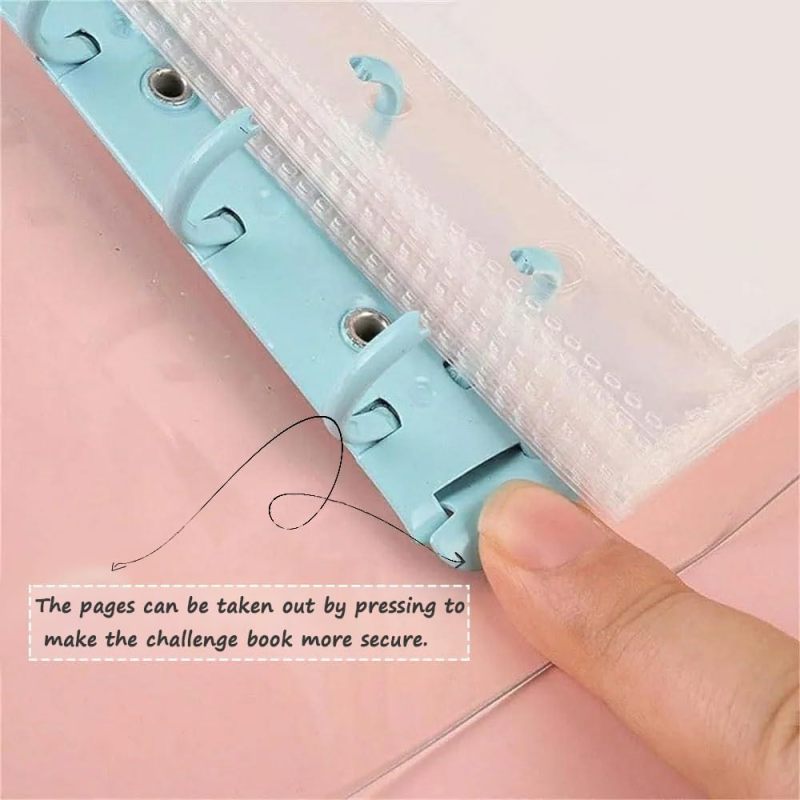 1000 Savings Challenge Binder Reusable Cash Envelopes System - Fun Budget Book for Home Office School Emergency Fund - Image 4
