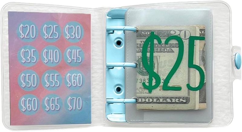 1000 Savings Challenge Binder Reusable Cash Envelopes System - Fun Budget Book for Home Office School Emergency Fund - Image 5