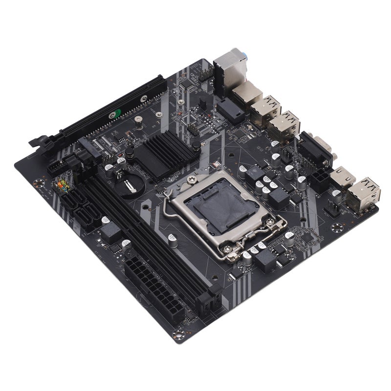 فوكس كون اللوحة الأم DDR3 بمقبس LGA1155 تدعم سرعة شبكة سريعة للكمبيوتر - واجهة وسائط متعددة عالية الدقة VGA H61M للوحة الأم للكمبيوتر المكتبي - Image 5