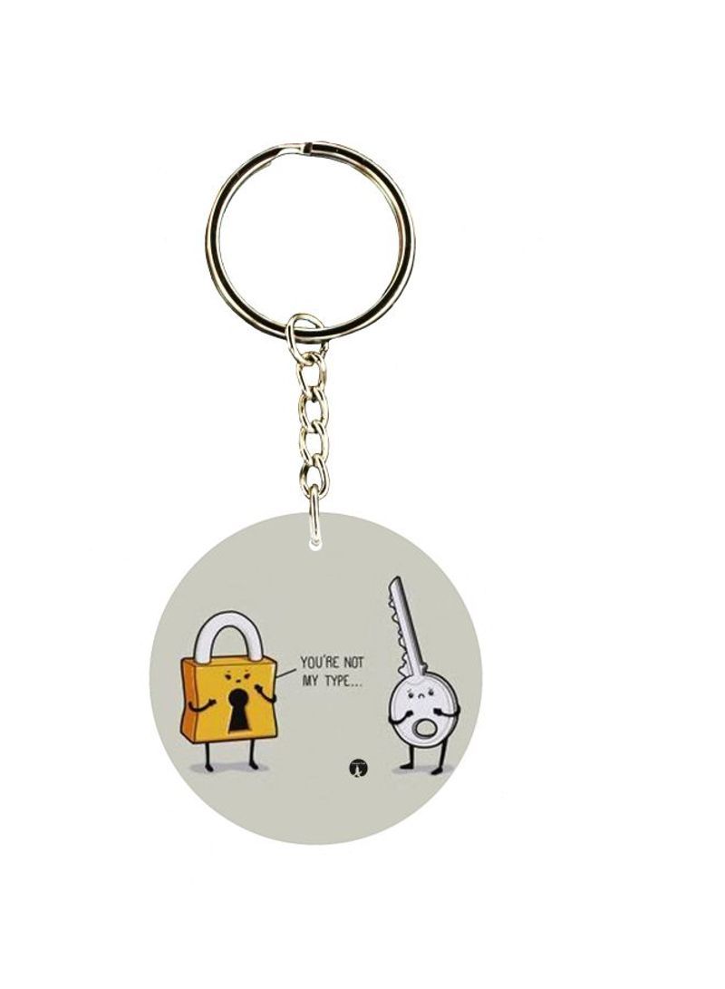 RKN Cartoon Printed Keychain