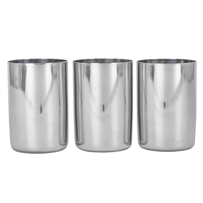 faas Stainless Steel Water Glass Juice Glass Capacity of 300 Ml 6 Pcs - Image 3