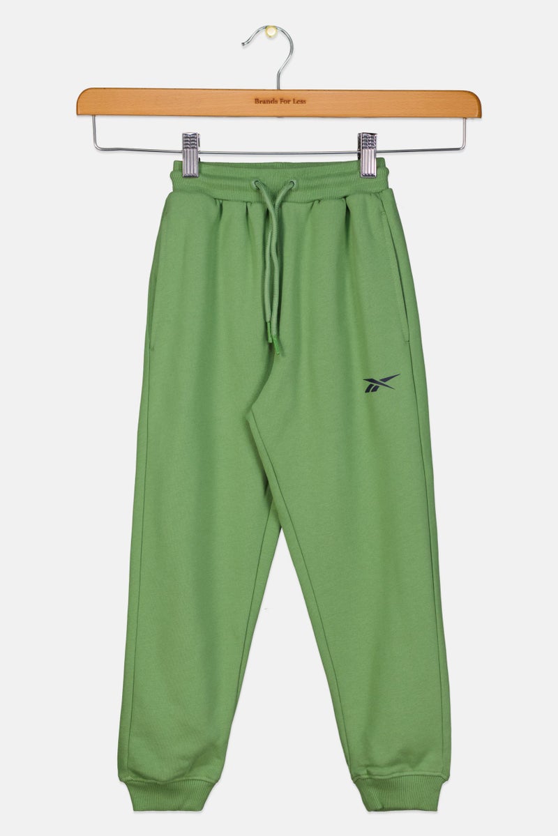 Reebok Toddlers Girl Sportswear Fit Outdoor Sweatpants, Green - Image 1