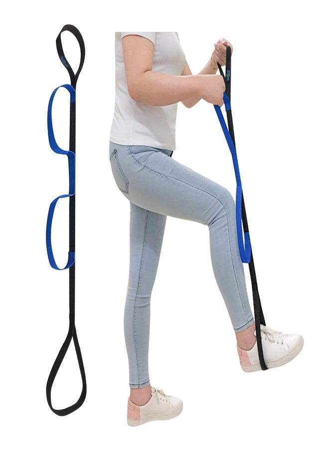 Mybow Leg Lifter Strap Medical Foot Lift After Surgery for Knee Hip Replacement Recovery Kit Mobility Aids Physical Therapy Leg Pull Strap Rigid Loop Foot Lifter Thigh Portable Leg Lifting Strap - 37" Long - Image 1