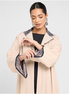 hayas closet Flared Sleeve Abaya with Sheila  - Image 3