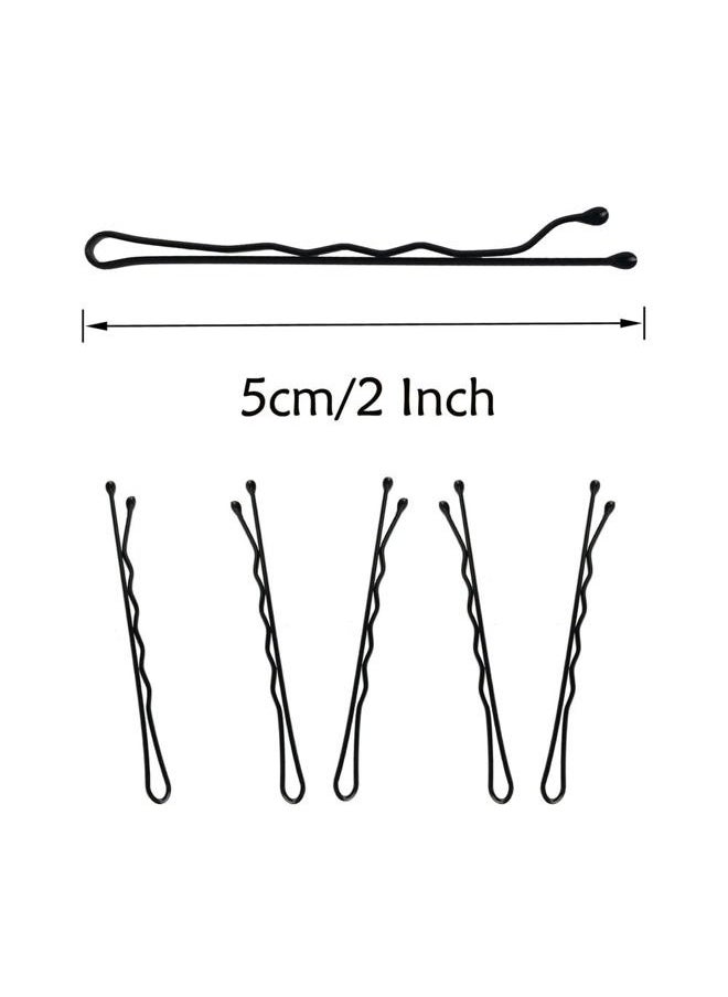 Pendulum - Bobby Pins Black For Women 420 Count With Box, YINGFENG 1.97 inch Premium Black Wavy Hair Bobby Pins, Reusable Non Slip Hair Pins, For Buns, Thick Hair Thin Hair And All Hair Types - Image 1
