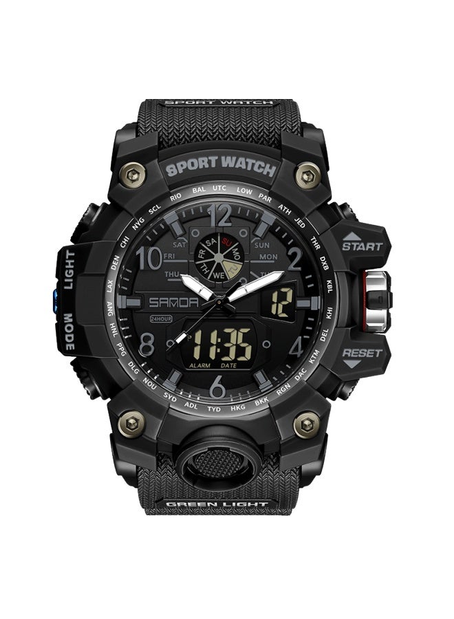 Sanda Student Watch For Men, Sports Waterproof Luminous Multi-functional Electronic Watch For Middle School, High School Students And Military Enlistment - Image 5