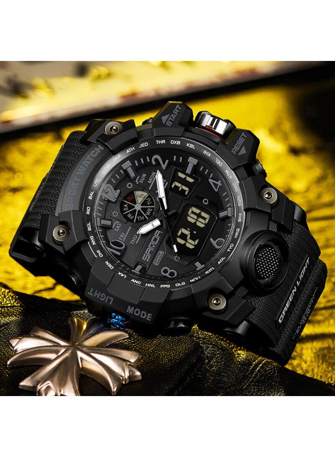Sanda Student Watch For Men, Sports Waterproof Luminous Multi-functional Electronic Watch For Middle School, High School Students And Military Enlistment - Image 4
