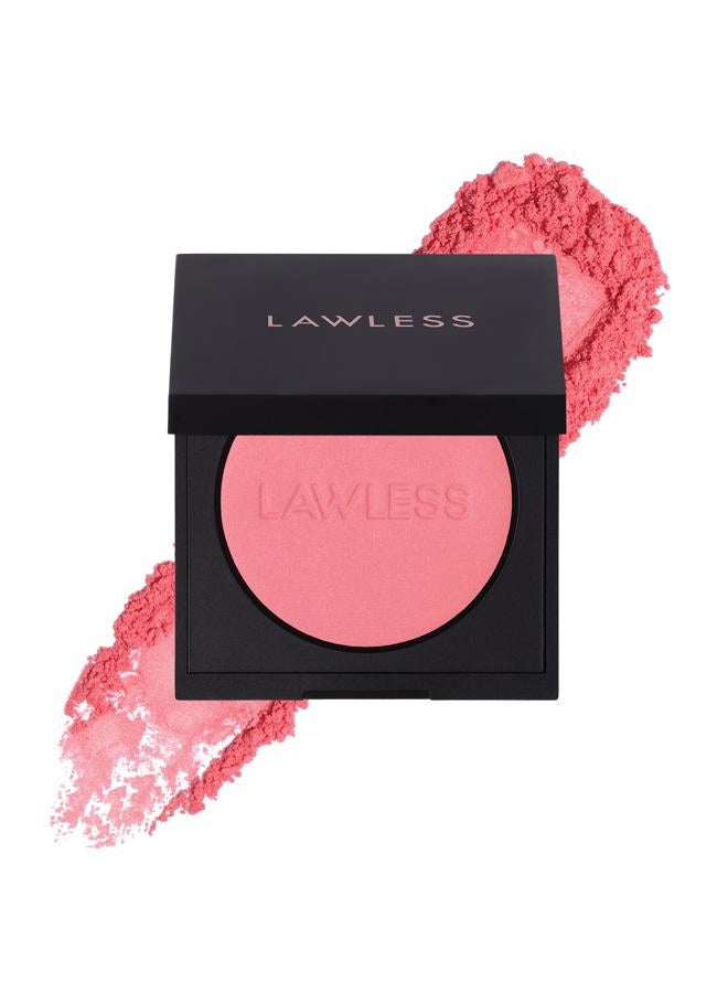 LAWLESS Make Me Blush Talc-Free Velvet Blush - Sakura - Premium Blush with Natural Ingredients to Moisturize and Nourish Skin While Imparting a Soft, Silky Finish - 0.18 oz - Image 1