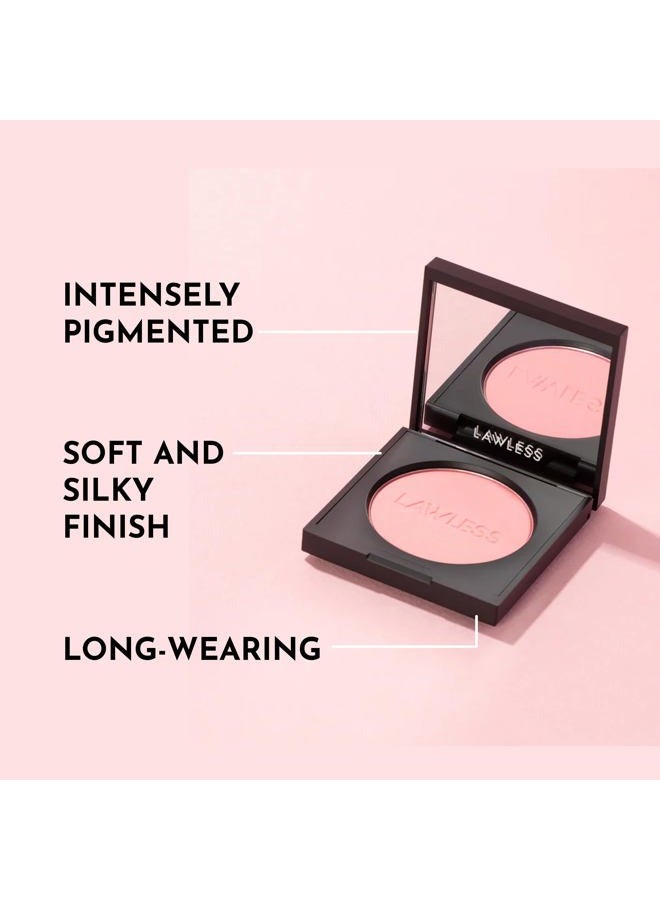 LAWLESS Make Me Blush Talc-Free Velvet Blush - Sakura - Premium Blush with Natural Ingredients to Moisturize and Nourish Skin While Imparting a Soft, Silky Finish - 0.18 oz - Image 3