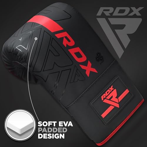 Rdx قفازات ريدكس للملاكمة، جلد مايا، حشوة، كف مهوى، تدريب ملاكمة MMA، كيك بوكسينغ، وسادات تركيز، كرة سرعة مزدوجة، للبالغين رجال ونساء - Image 5