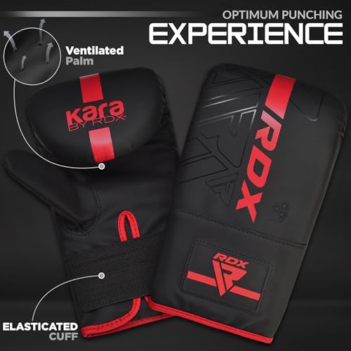 Rdx قفازات ريدكس للملاكمة، جلد مايا، حشوة، كف مهوى، تدريب ملاكمة MMA، كيك بوكسينغ، وسادات تركيز، كرة سرعة مزدوجة، للبالغين رجال ونساء - Image 2