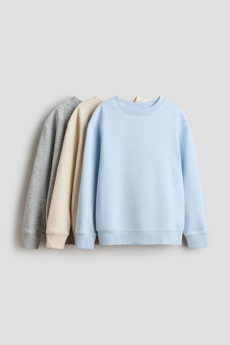 H&M 3-pack sweatshirts