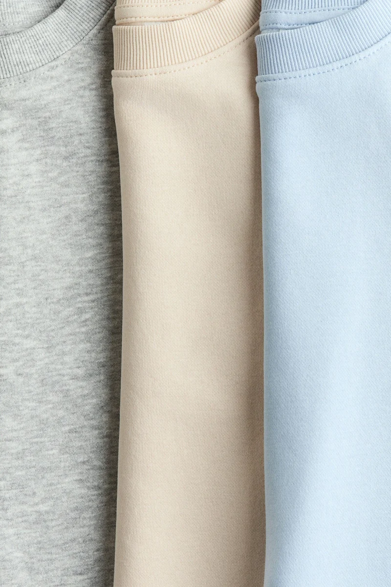 H&M 3-pack sweatshirts