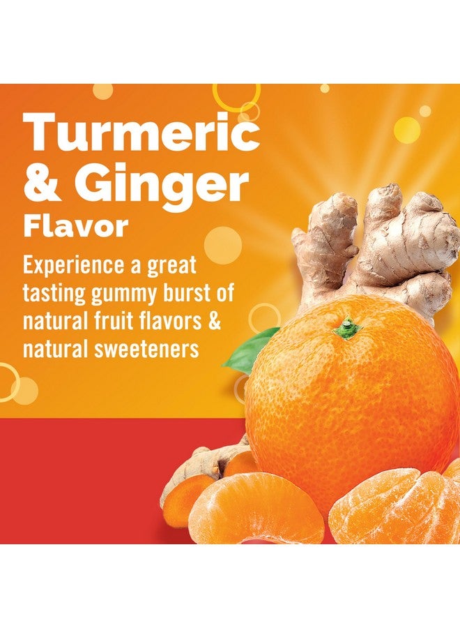 Emergen-C Emergen-C Citrus-Ginger Gummies, Turmeric and Ginger, Immune Support Natural Flavors With High Potency Vitamin C, 36 Count - Image 3