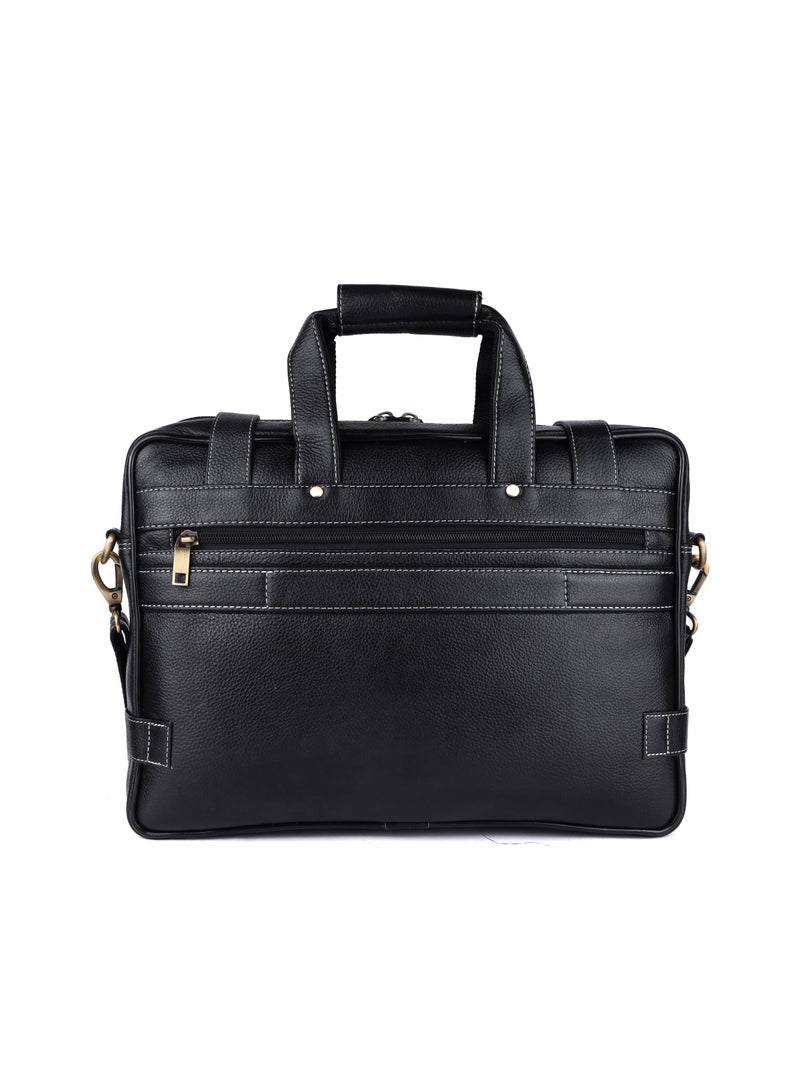 Laveri Genuine Leather Office And Travel Document Laptop bag Style 422