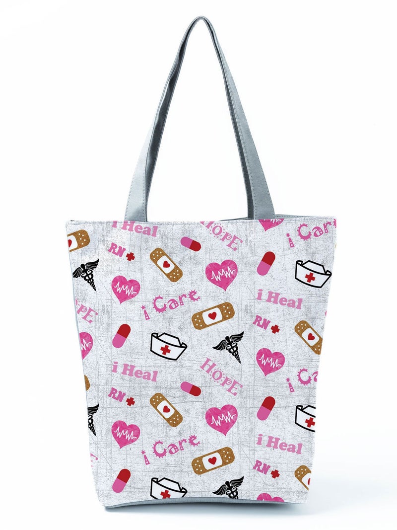 2022 New Classic Nurse Tote Bag Portable Simple Outdoor Handbag Multifunctional Niche Shoulder Bag hl4571