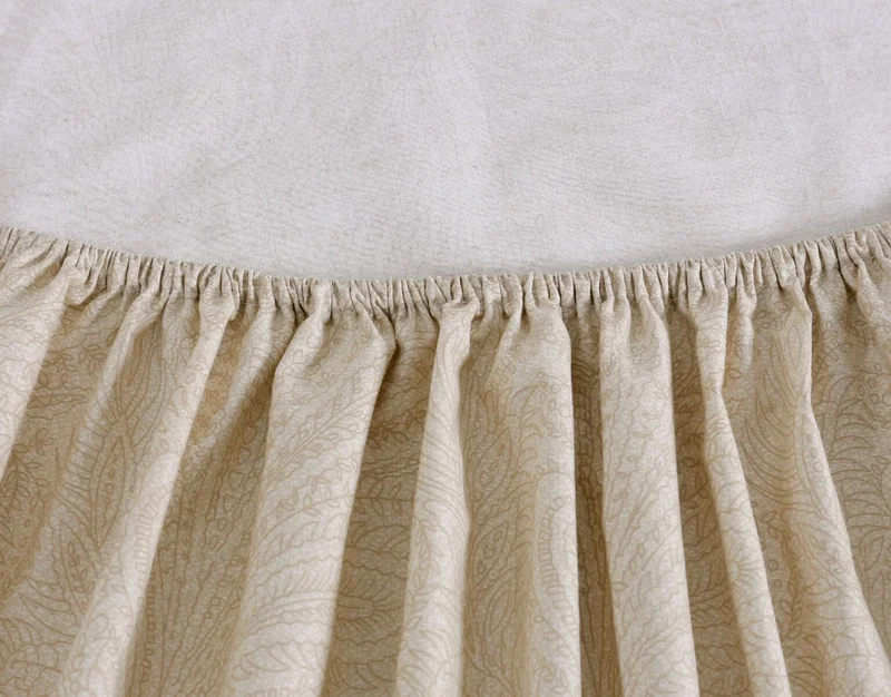 يسكن 200 Thread Count Printed Jasper Fitted Sheet Set - Reverse