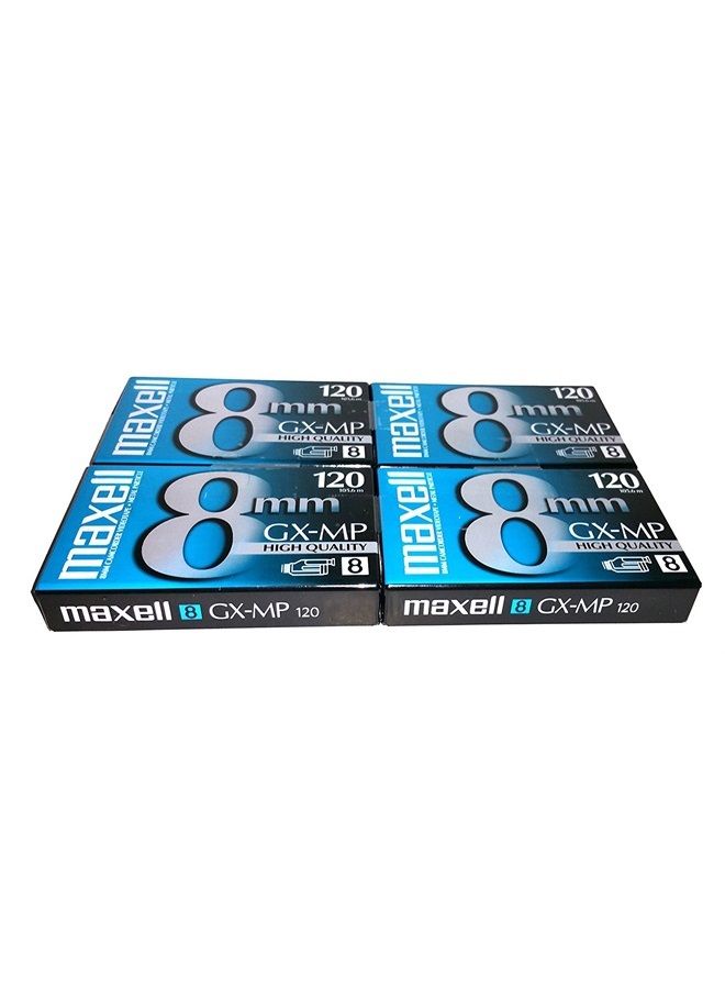 Maxell 8mm GX-MP 120 Video Camcorder tapes (4-pack) - Image 2