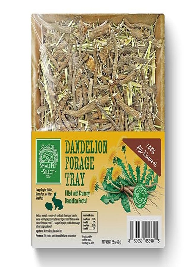 Small Pet Select Forage Tray Bundle, 3 Pack of Foraging Trays for Rabbit, Guinea Pig, Hamster or Bunny - Natural Treats, Dandelion, Flower, Herb Mix 2.5oz Each - Image 5