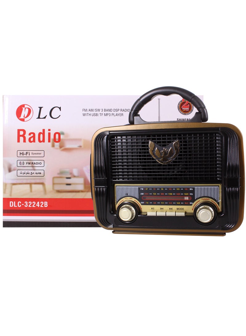 دي إل سي  راديو محمول يعمل بتقنية البلوتوث DLC-32242B - Image 1