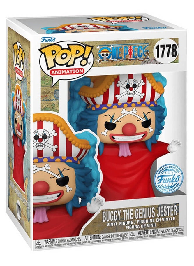 Funko Funko Pop! Anime: One Piece - Buggy (Post Time-Skip) (Exclusive) #1778  - Image 2