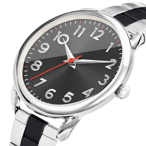 Asan Ge Women Watch Business Classic Stainless Number Quartz Female Watches for Lady Waterproof Easy to Read Fashion Female Wristwatch - Image 5