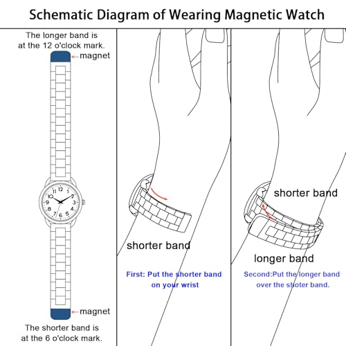 Asan Ge Women Watch Business Classic Stainless Number Quartz Female Watches for Lady Waterproof Easy to Read Fashion Female Wristwatch - Image 4