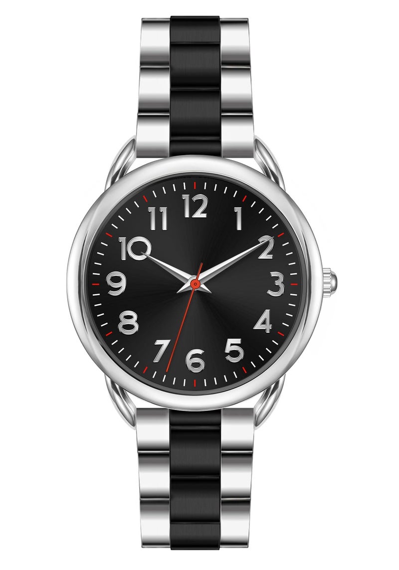 Asan Ge Women Watch Business Classic Stainless Number Quartz Female Watches for Lady Waterproof Easy to Read Fashion Female Wristwatch - Image 1