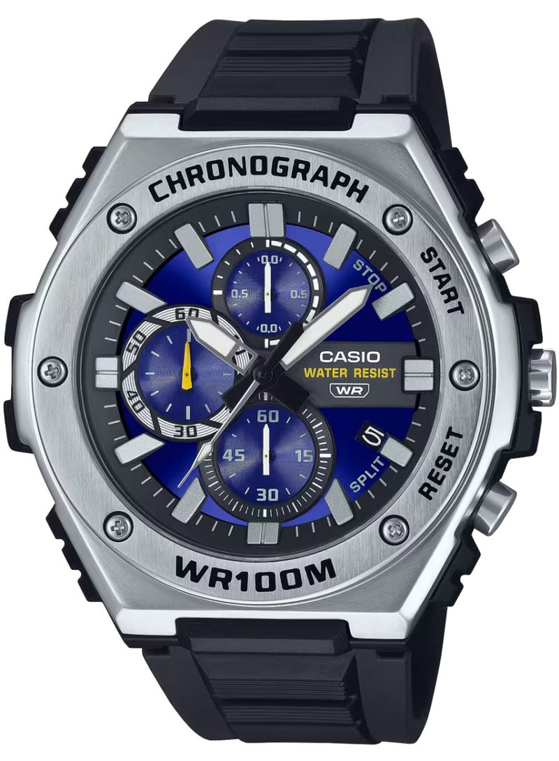 كاسيو ساعة رجالية رياضية كرونوغراف تناظرية - MWA-300H-2AVDF