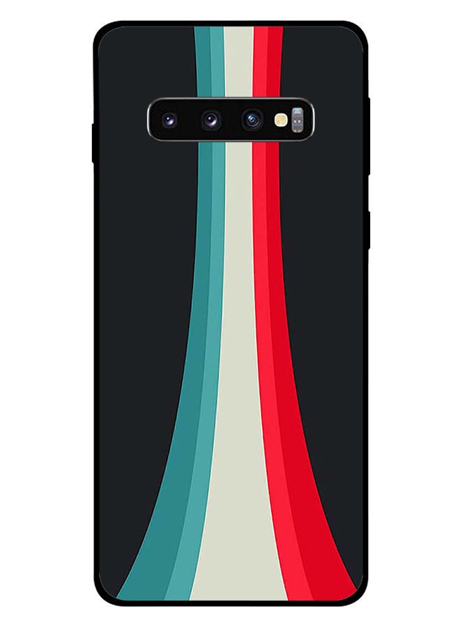 Theodor Protective Case Cover For Samsung Galaxy S10 Plus Stripes In Center - Image 1