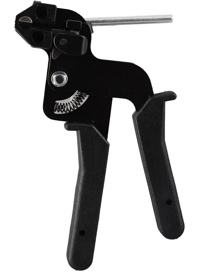S-TOP Stainless Steel Cable Tie Gun, Fastening Cable Tie Tool, Die-Cast Steel Flush Cut Point Zip Tie Gun with Steel Handle, Automatic Tensioner Cutter Tool - Image 1