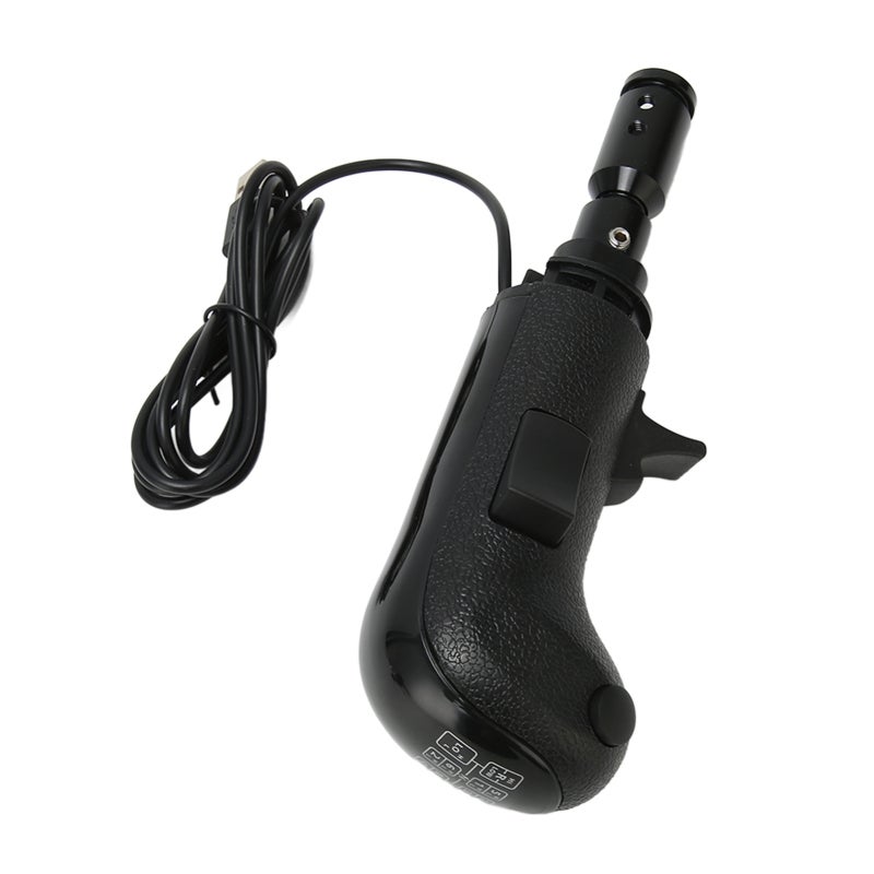 USB Simulator Shifter: 18 Gears, 3 Adapter Sizes, Fast Switching - Plug And Play PC Racing Shifter For Windows PC, ETS2 ATS Games, Racing Simulator Hobbyists - Image 4
