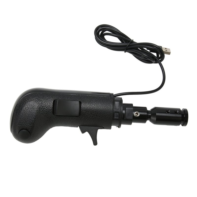 USB Simulator Shifter: 18 Gears, 3 Adapter Sizes, Fast Switching - Plug And Play PC Racing Shifter For Windows PC, ETS2 ATS Games, Racing Simulator Hobbyists - Image 2