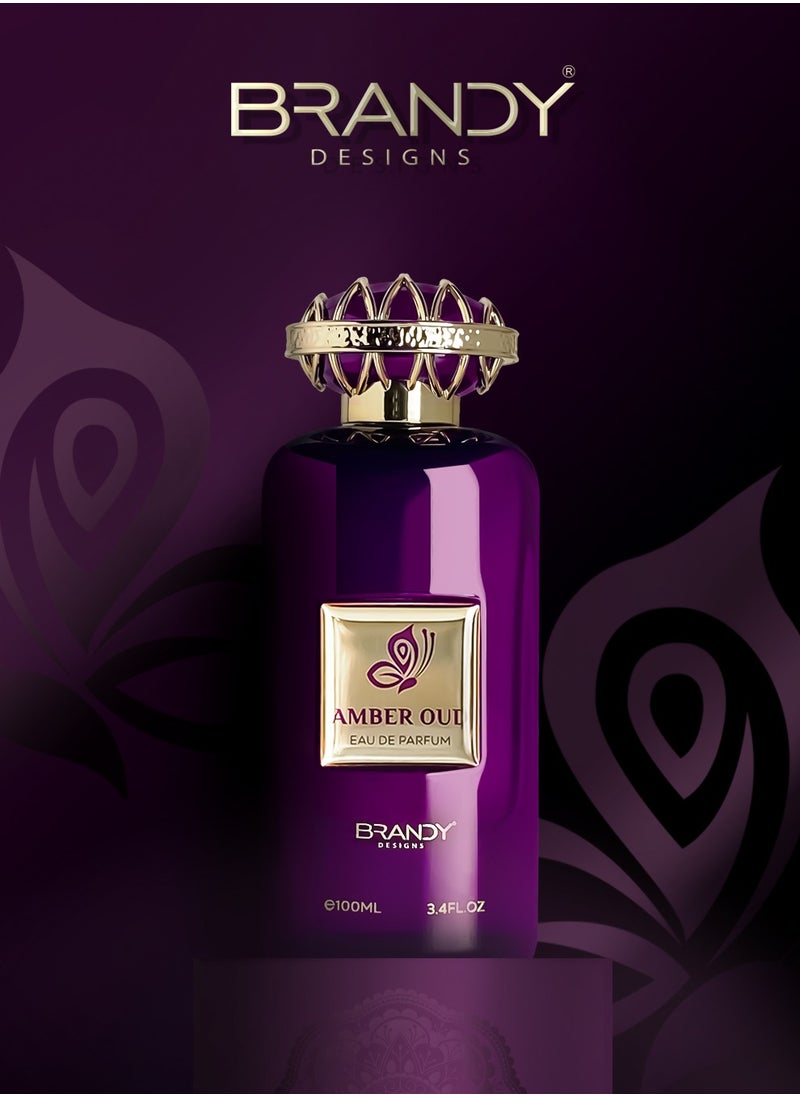 BRANDY DESIGNS - Amber Oud Eau de Parfum/Perfume 100ml - Luxury Fragrance for Men and Women-Enjoy an Exclusive Special Gift - Image 1