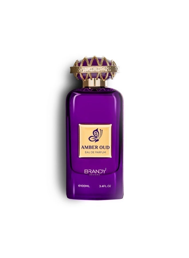 BRANDY DESIGNS Amber Oud Eau de Parfum/Perfume 100ml - Luxury Fragrance for Men and Women-Enjoy an Exclusive Special Gift - Image 1