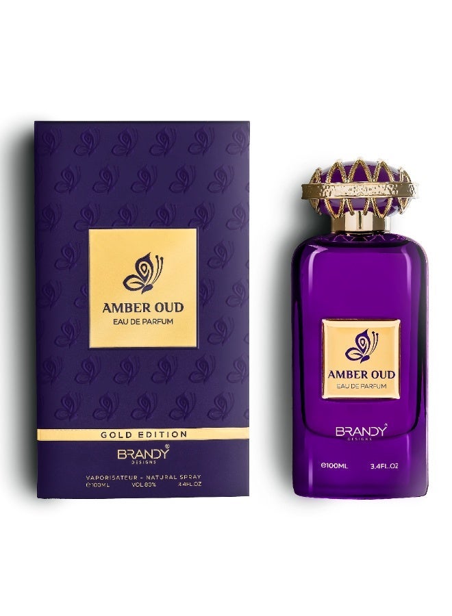 BRANDY DESIGNS Amber Oud Eau de Parfum/Perfume 100ml - Luxury Fragrance for Men and Women-Enjoy an Exclusive Special Gift - Image 2