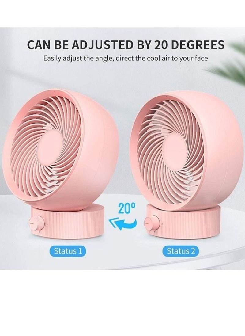 Small Personal Desktop Table Fan with Strong Wind