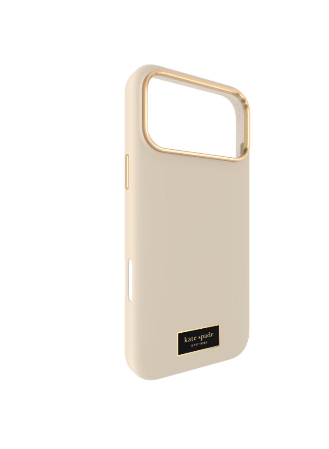 Kate Spade Case w/ Magsafe for Apple iPhone 17 Pro Max 6.9" | 12-Ft Drop Protection w/ Anti-Scratch Anti Color Fade Coating, Raised Edges, Fashion Case, Wireless Charging - Perfect Beige - Image 3