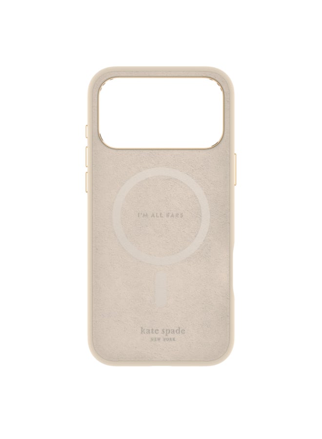 Kate Spade Case w/ Magsafe for Apple iPhone 17 Pro Max 6.9" | 12-Ft Drop Protection w/ Anti-Scratch Anti Color Fade Coating, Raised Edges, Fashion Case, Wireless Charging - Perfect Beige - Image 2
