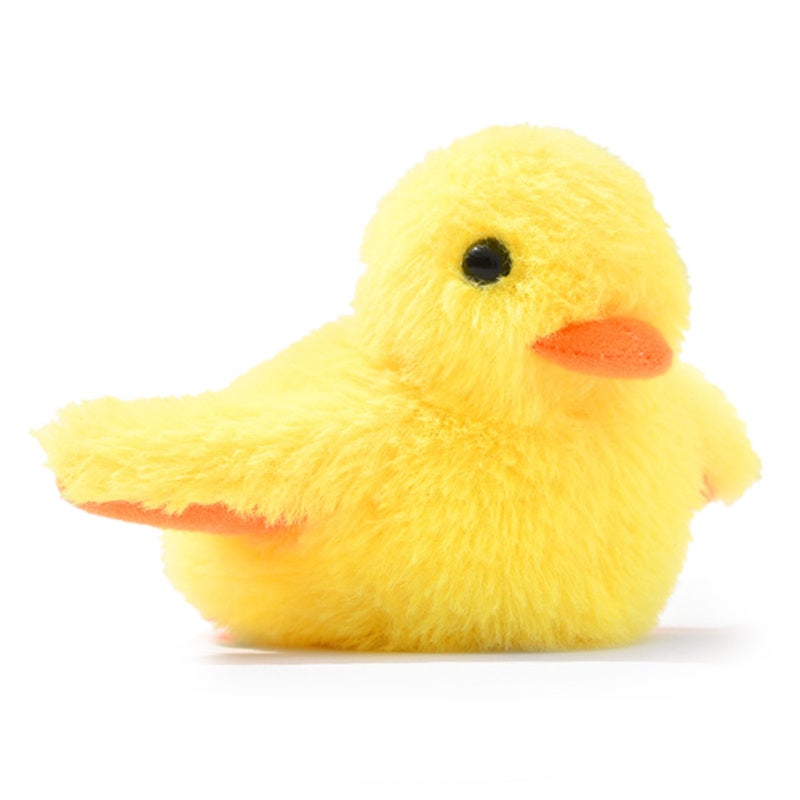 Electric Duckling Cat Toy: 3 Modes - Vibrating Simulated Quack, Soft Simulation Fur USB Rechargeable for Indoor Cats - Image 3