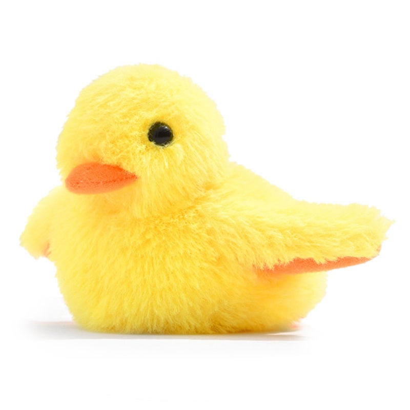 Electric Duckling Cat Toy: 3 Modes - Vibrating Simulated Quack, Soft Simulation Fur USB Rechargeable for Indoor Cats - Image 2