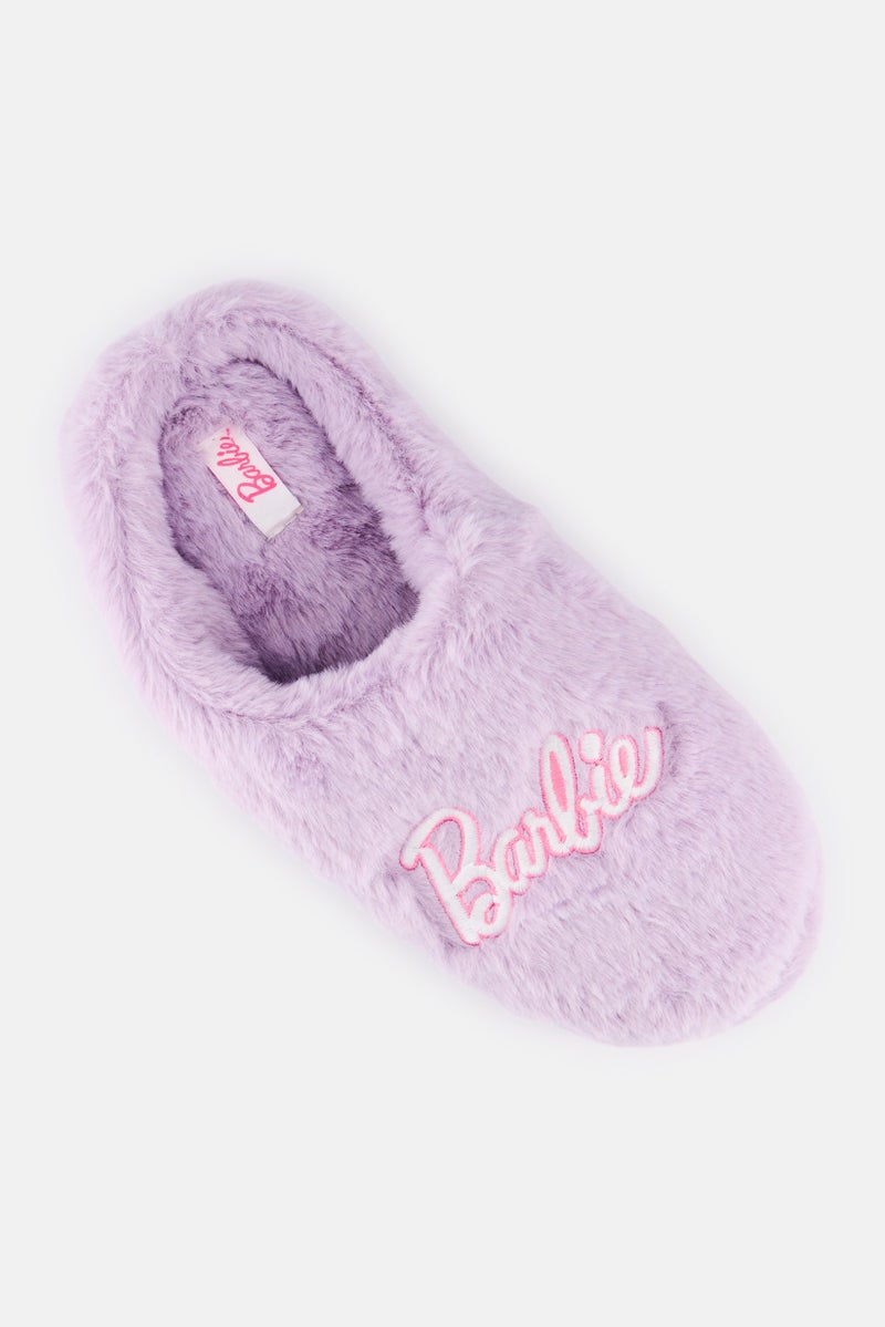 Barbie نعال باربي للنساء، سهل الارتداء، للمنزل، بنفسجي - Image 2