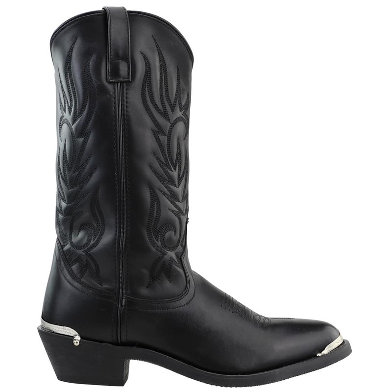 Laredo Mens Mccomb Round Toe Casual Boots Mid Calf Black Size 12 D