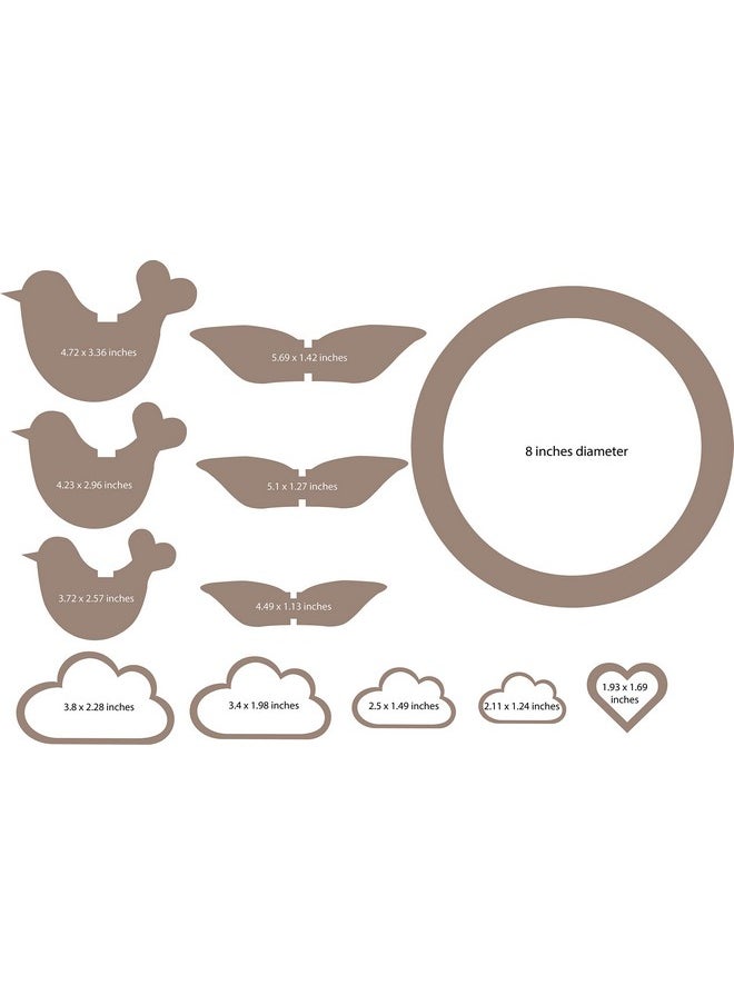 CHALK AND CHUCKLES - Chalk and Chuckles Art & Craft Kit for Kids - Make Your Own Bird Hanging, Age 8-14, DIY Kit, Best Gift for Boys, Girls 9, 10, 11, 12, 13 Years Old( Multicolour) - Image 1