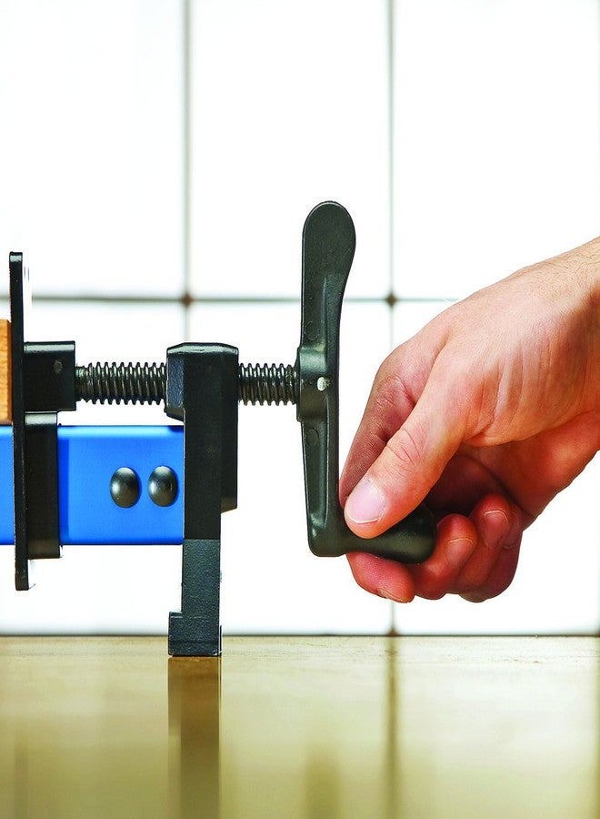 روكلر مشابك قضبان Sure-Foot مقاس 24 بوصة لأعمال النجارة - مشابك شديدة التحمل مزودة بخطاف مشبك مدمج لقفل الألواح مقاس 3/4 بوصة - مشبك قضبان ألومنيوم خفيف الوزن - أدوات وملحقات نجارة مزودة بقبضة ثابتة وقاعدة عريضة - Image 5