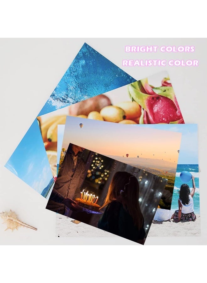 ESHANG 4x6 Inch Glossy Photo Paper 4R 200gsm - 100 Sheets Bulk Pack for Dye Inkjet Printers ONLY - Image 4
