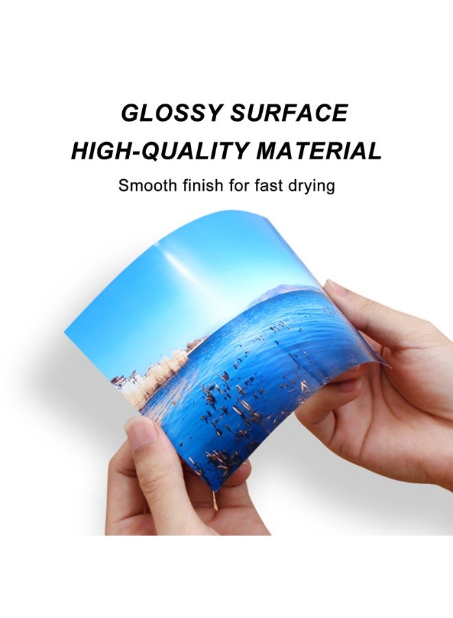 ESHANG 4x6 Inch Glossy Photo Paper 4R 200gsm - 100 Sheets Bulk Pack for Dye Inkjet Printers ONLY - Image 3