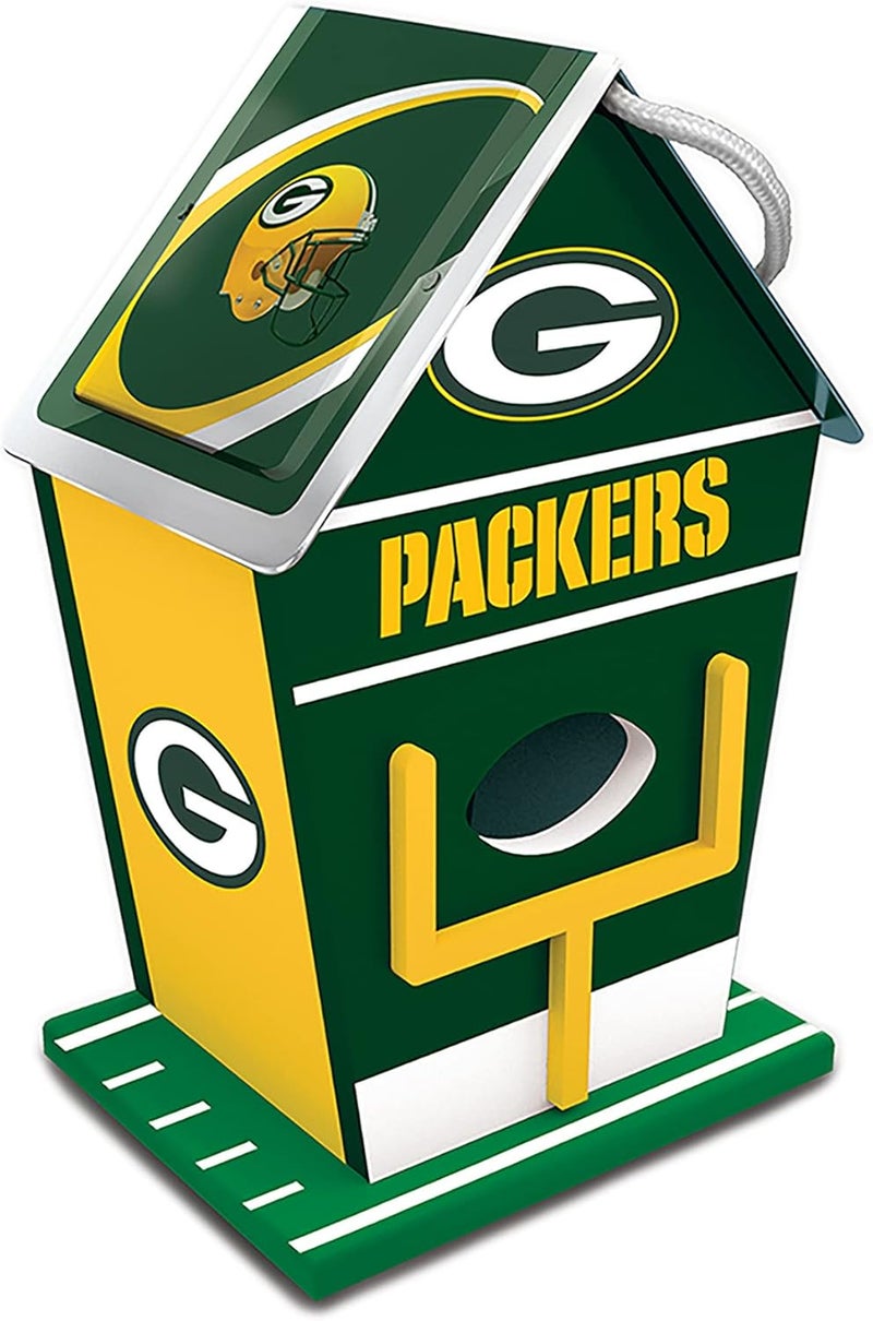 Master Pieces بيت طيور خشبي مقاس 8" × 5" للبالغين من NFL غير محدد الجنس - Image 1